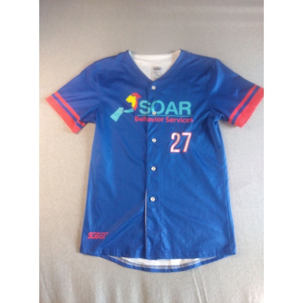 Sports Gear Swag Behavior Services Jersey Button Up Size S - Picture 11 of 14